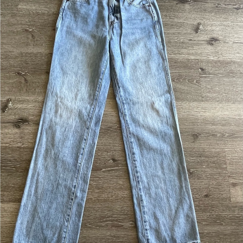 Pistola Men's Denim Straight Jeans in Light Blue
